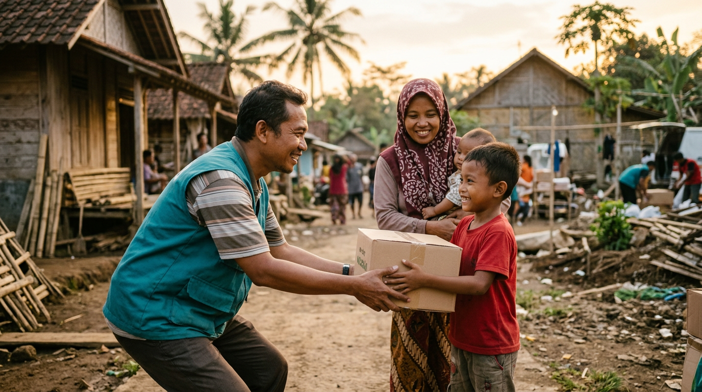 Aksi kepedulian dari Indonesia